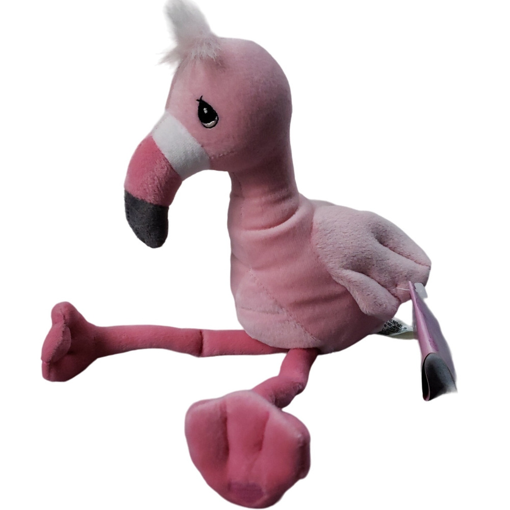 Vintage 90s Precious Moments Tender Tails Flamingo & Cardinal Plush Toys EUC - Picture 9 of 13